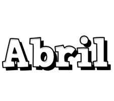 Abril snowing logo