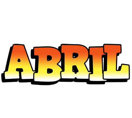Abril sunset logo