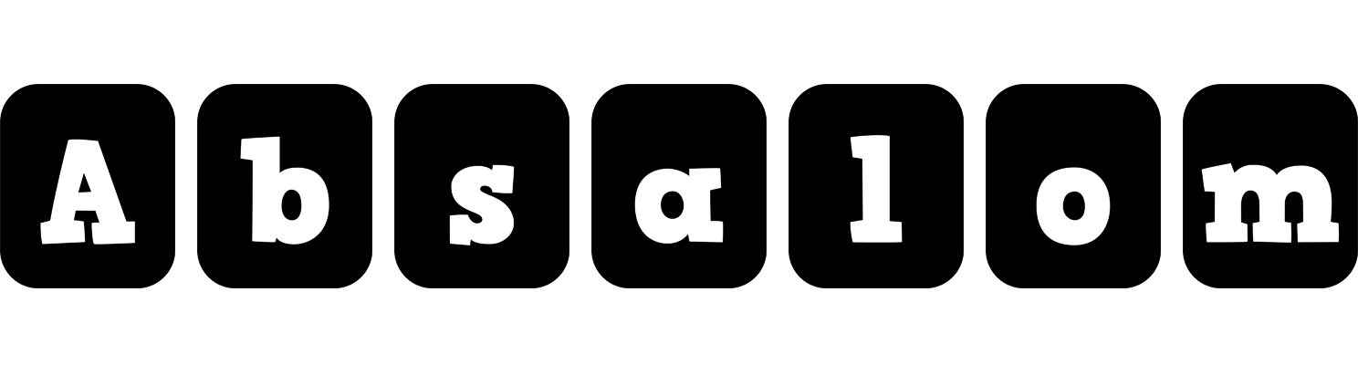 Absalom box logo