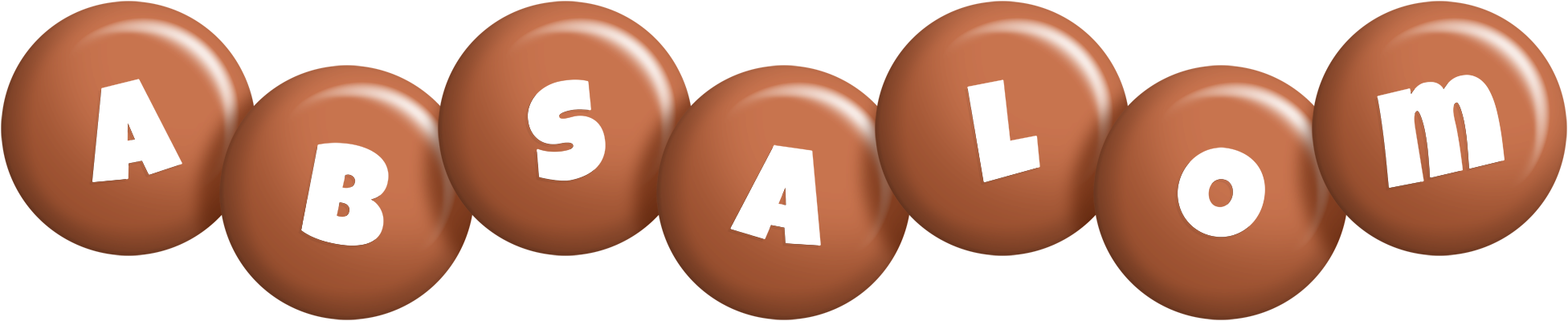 Absalom candy-brown logo