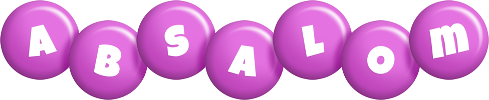 Absalom candy-purple logo