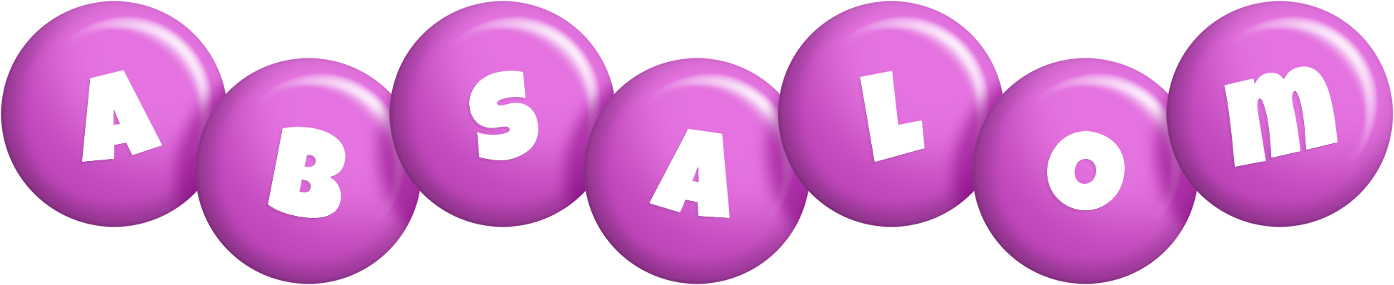 Absalom candy-purple logo