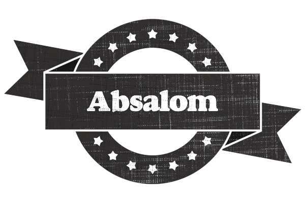 Absalom grunge logo