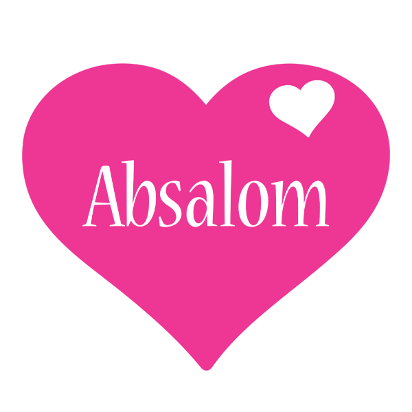 Absalom love-heart logo