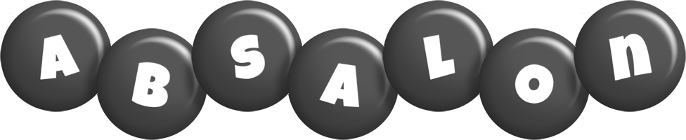 Absalon candy-black logo