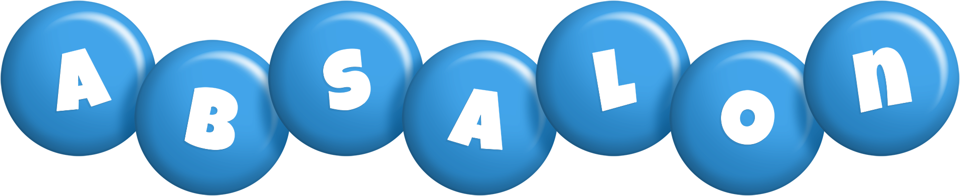 Absalon candy-blue logo