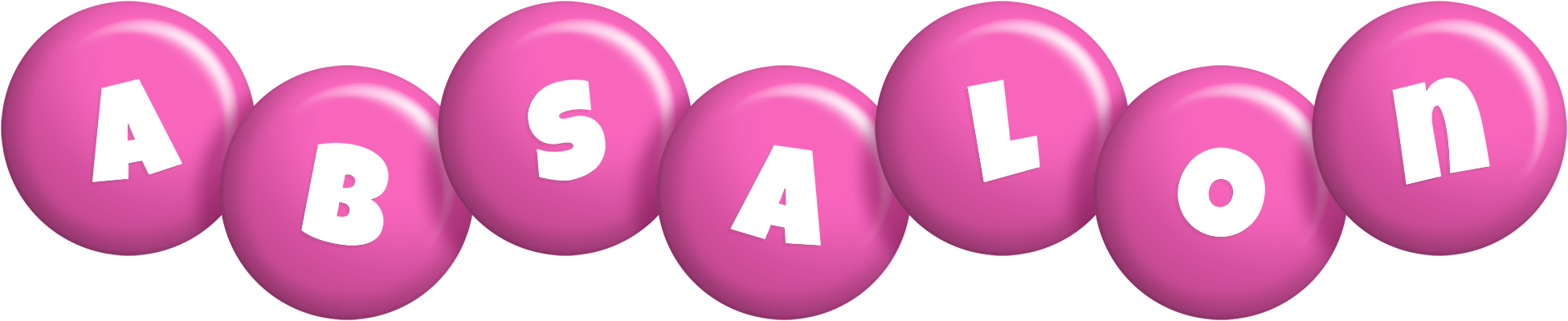 Absalon candy-pink logo