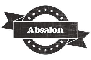 Absalon grunge logo