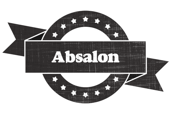 Absalon grunge logo
