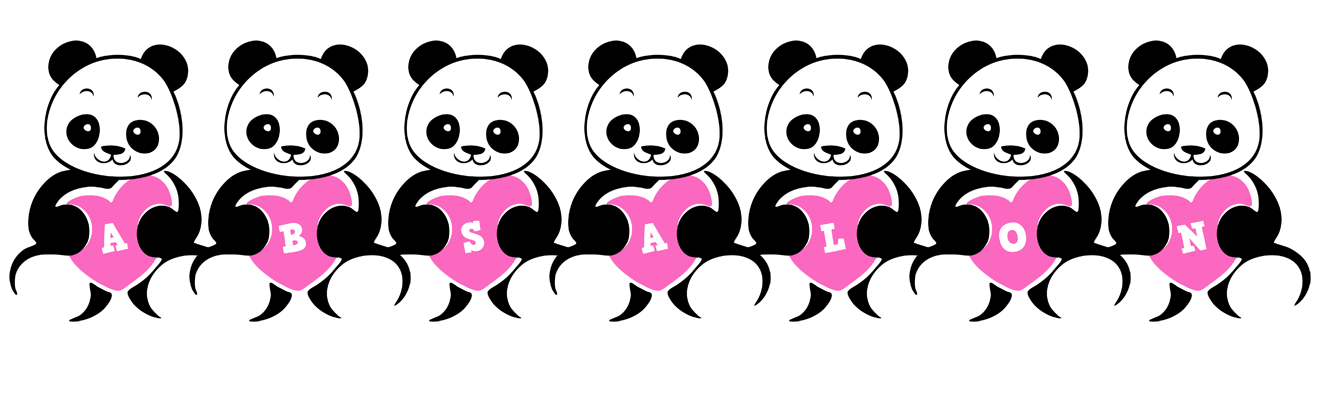 Absalon love-panda logo