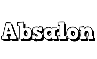 Absalon snowing logo