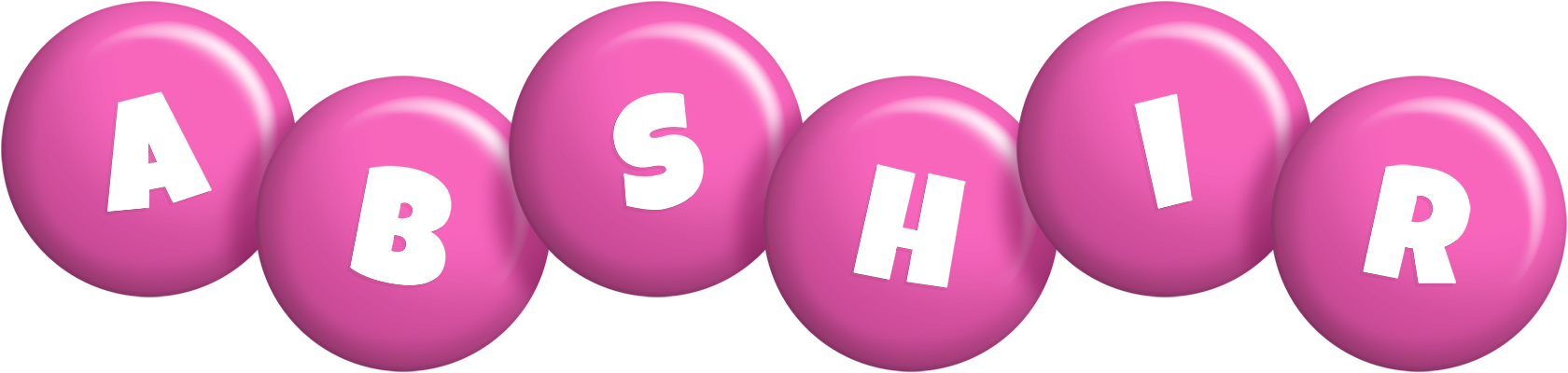 Abshir candy-pink logo