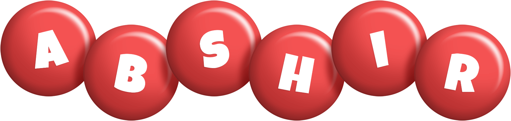 Abshir candy-red logo