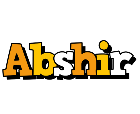 Abshir cartoon logo