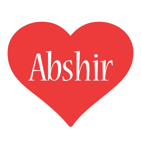 Abshir love logo
