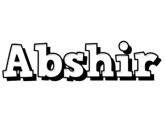 Abshir snowing logo