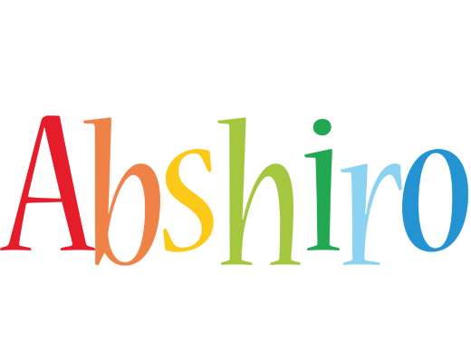 Abshiro birthday logo