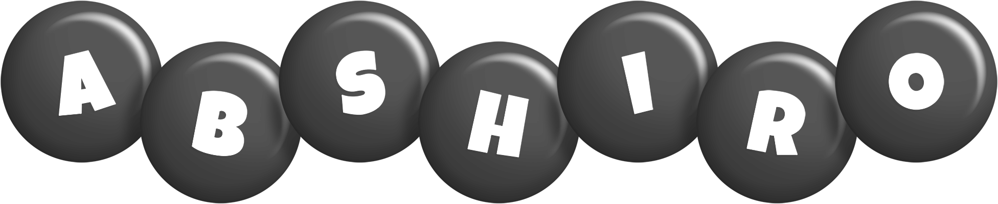 Abshiro candy-black logo