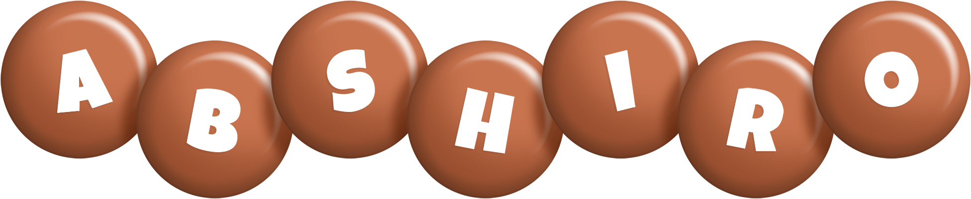 Abshiro candy-brown logo