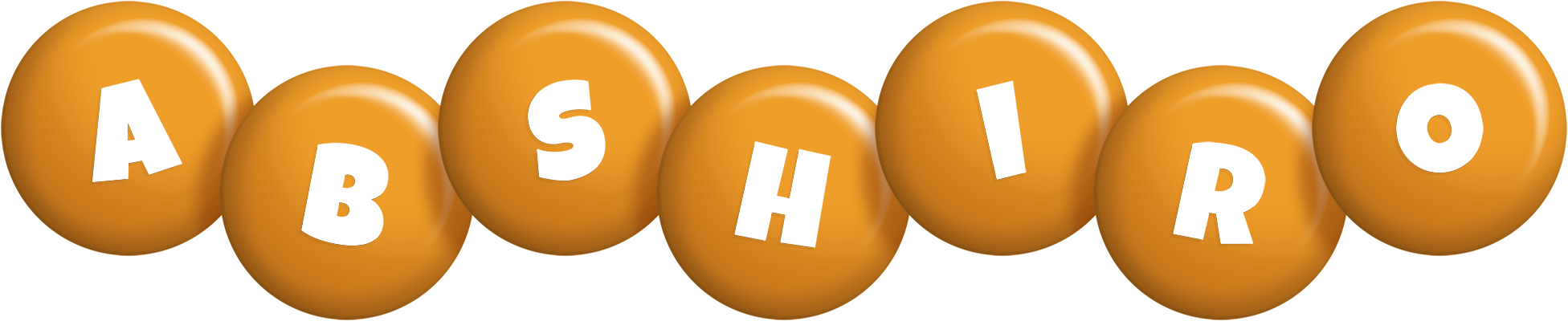 Abshiro candy-orange logo