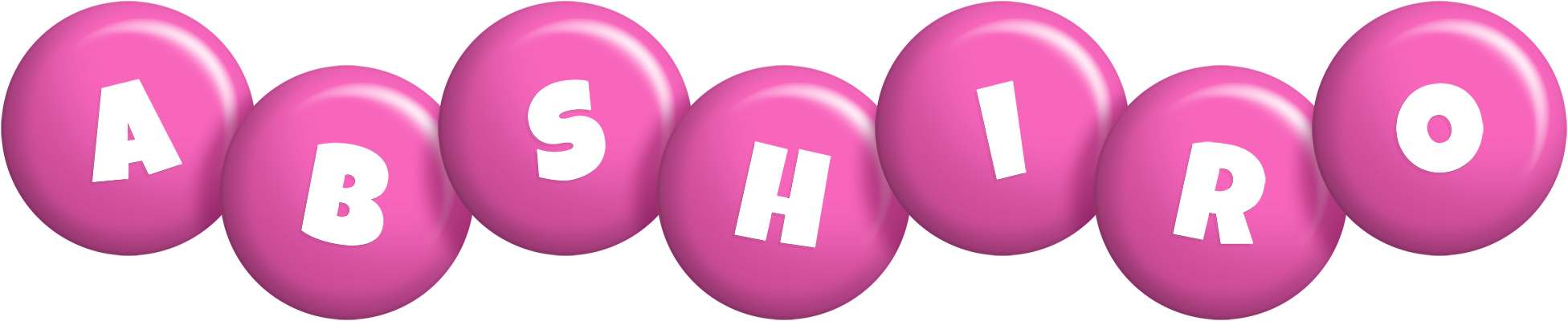 Abshiro candy-pink logo