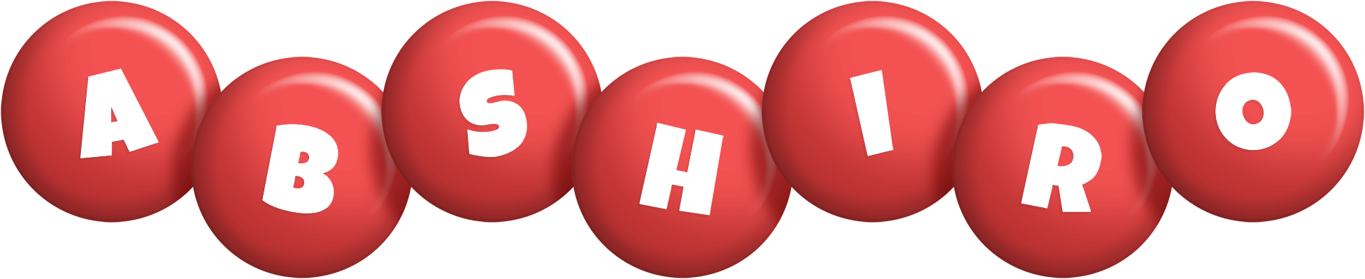 Abshiro candy-red logo
