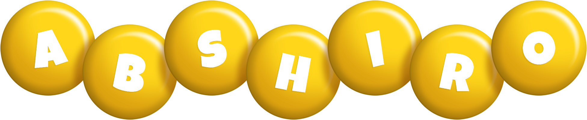 Abshiro candy-yellow logo