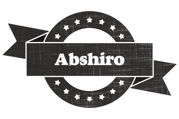 Abshiro grunge logo