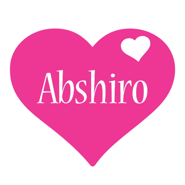 Abshiro love-heart logo