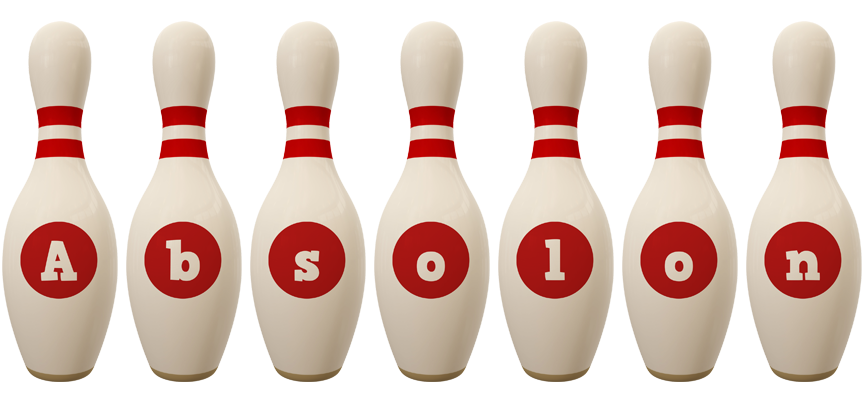 Absolon bowling-pin logo