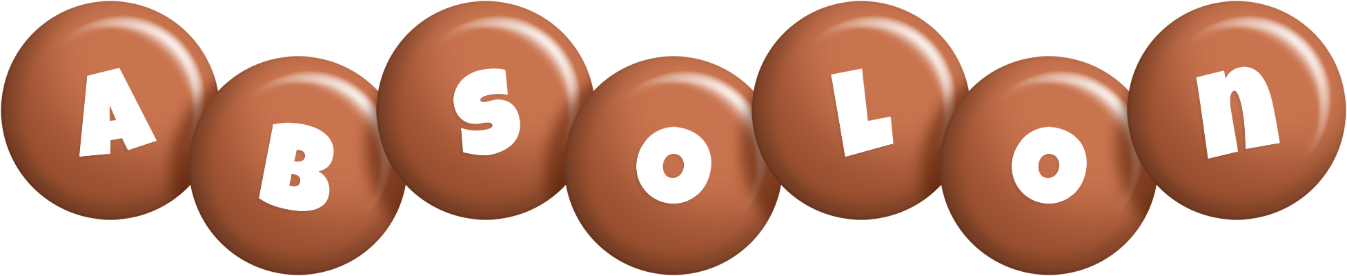 Absolon candy-brown logo
