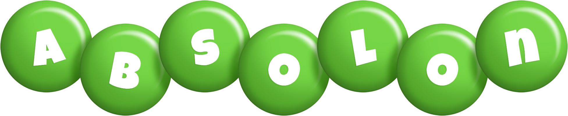 Absolon candy-green logo