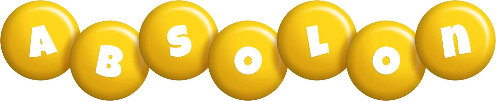 Absolon candy-yellow logo