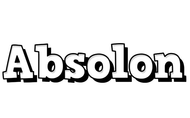 Absolon snowing logo