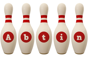 Abtin bowling-pin logo