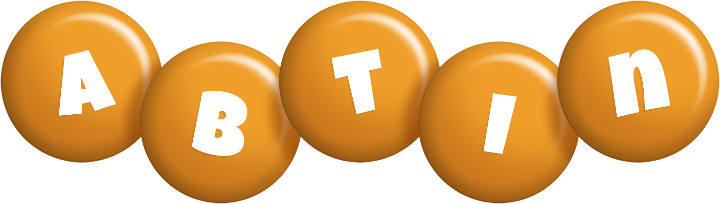 Abtin candy-orange logo