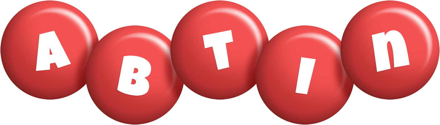 Abtin candy-red logo