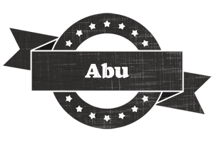 Abu grunge logo