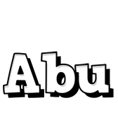 Abu snowing logo