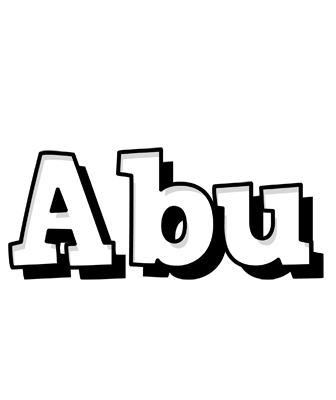 Abu snowing logo
