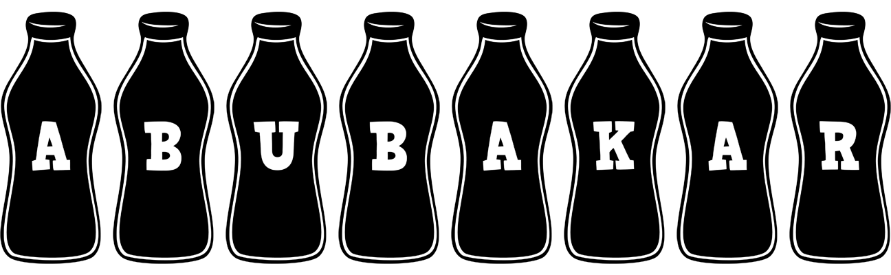 Abubakar bottle logo