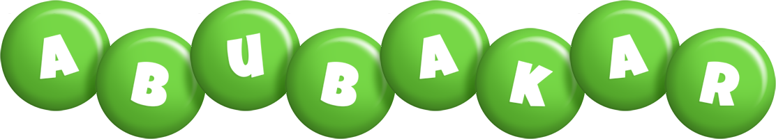 Abubakar candy-green logo