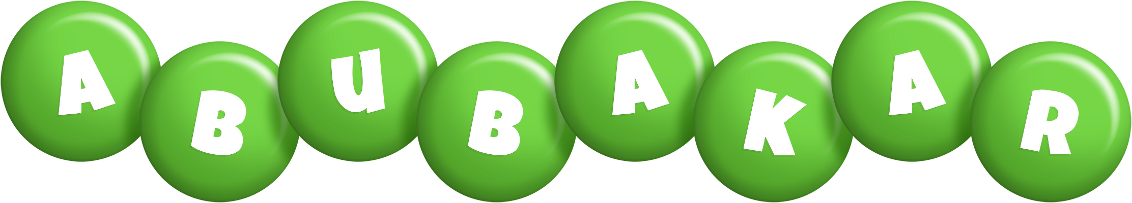 Abubakar candy-green logo
