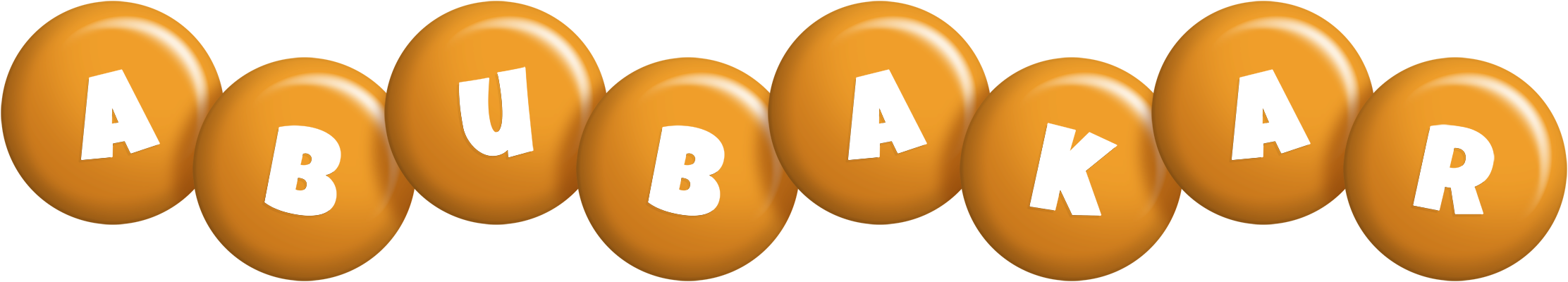 Abubakar candy-orange logo