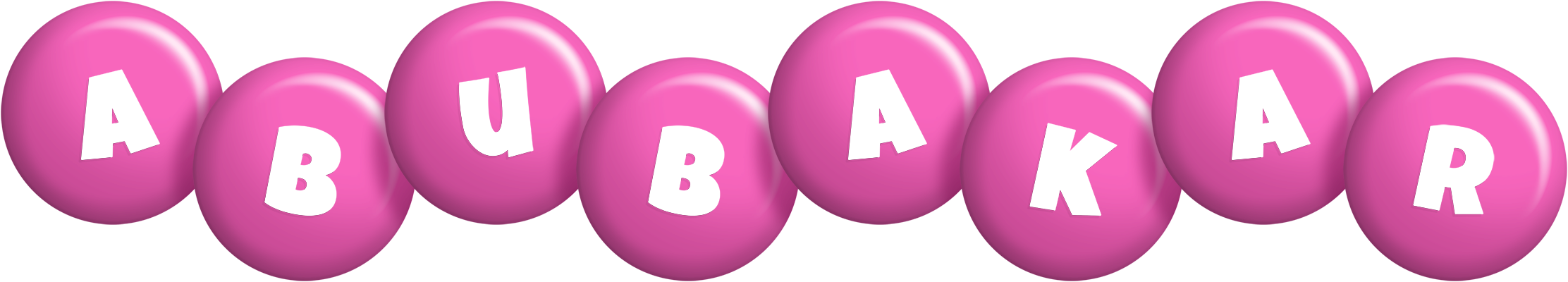 Abubakar candy-pink logo