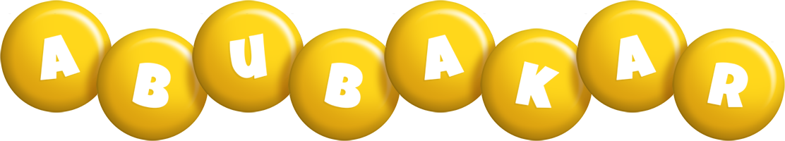 Abubakar candy-yellow logo