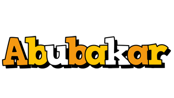 Abubakar cartoon logo