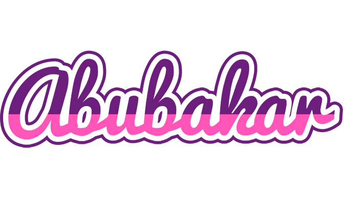 Abubakar cheerful logo