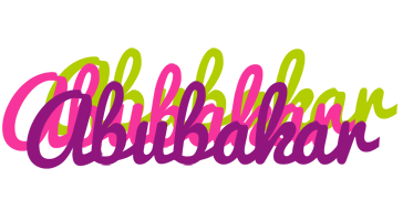 Abubakar flowers logo