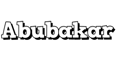 Abubakar snowing logo